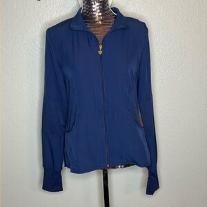 NWOT Heart-soul Navy Blue Scrub Jacket